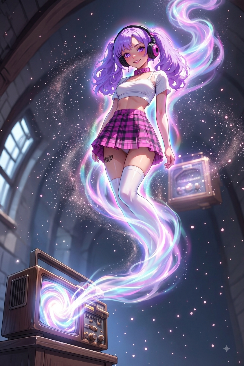 AI-generated image with the prompt "Spirit of the Radio" using Gemini
