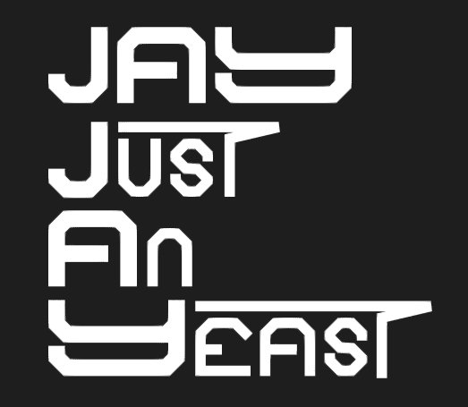 Wordmark design of JAY: Just An Yeast